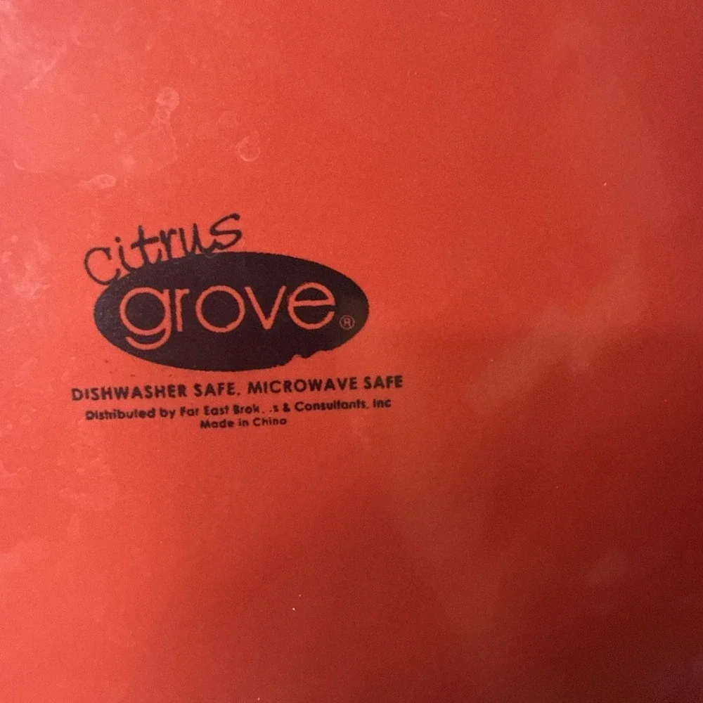 Citrus Grove Solid Red Valentine Stoneware 11